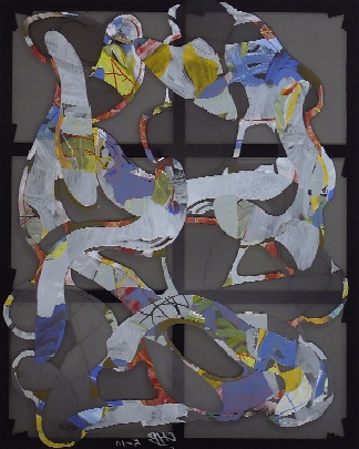 Eureka VIII, 2010, acrylique sur toile synthétique, 250 x 200 